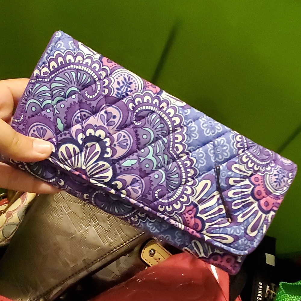 Vera Bradley trifold RFID wallet